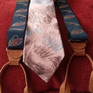 Colours Suspenders $34 + Free silk necktie